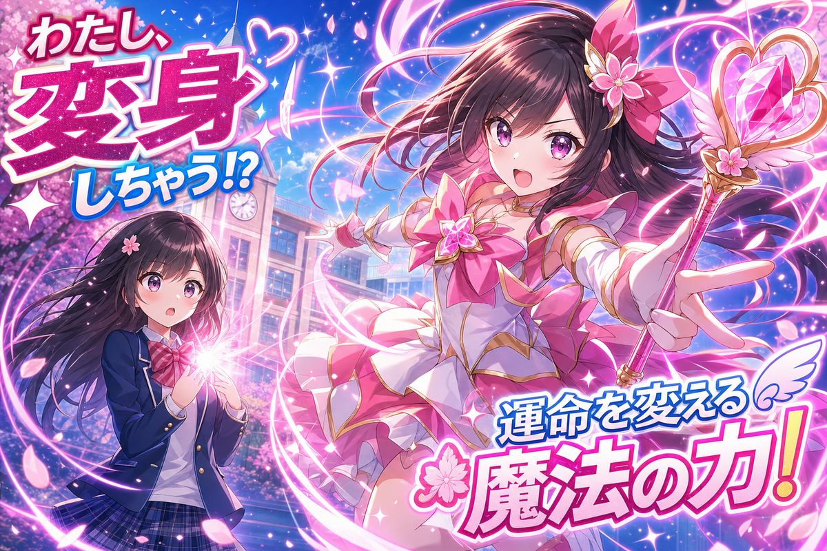 小欣奈动漫-魔法角色变身动画教程